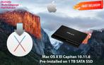 Mac OS X El Capitan 10.11.6 VoorGeïnstalleerde SSD van 1 TB, Computers en Software, Ophalen of Verzenden, Nieuw, MacOS