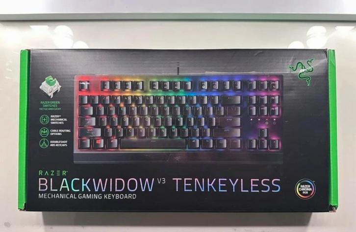 Razer Blackwidow V3 Tenkeyless Gaming Keyboard, Audio, Tv en Foto, Professionele Audio-, Tv- en Video-apparatuur, Zo goed als nieuw