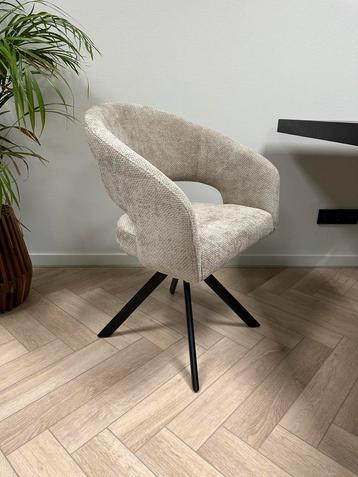 Draaibare eerkamerstoelen eettafel stoelen - taupe beschikbaar voor biedingen