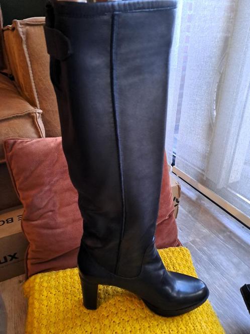 Stuart Weitzman Zwarte Leren Gentry Laarzen - Mt. 40 - Nieuw, Kleding | Dames, Schoenen, Nieuw, Hoge laarzen, Zwart, Ophalen of Verzenden