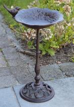 gietijzeren vogelbad op voet donkerbruin VB205, Tuin en Terras, Vogelhuisjes en Vogelbaden, Robanjer Tuindecoratie, Nieuw, Ophalen of Verzenden