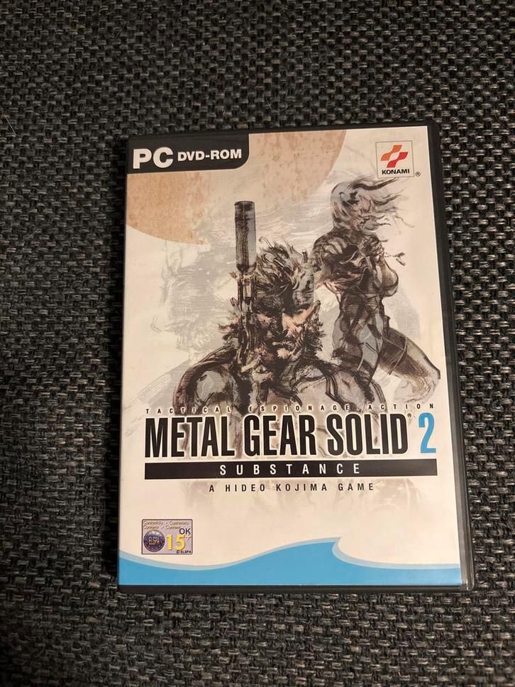Metal Gear Solid 2: Substance - PC Klassieker!, Spelcomputers en Games, Games | Pc, Gebruikt, Avontuur en Actie, 1 speler, Vanaf 16 jaar