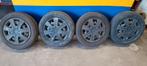 Citroen c1 velgen - all season - 165/65R14 - wieldoppen, Ophalen, Gebruikt, Overige automerken