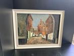 Schilderij Noordhavenpoort Zierikzee J.M.W. Kessler, Antiek en Kunst, Kunst | Schilderijen | Klassiek, Ophalen of Verzenden