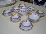 Antiek Servies kop en schotel theepot melkkan schaaltje, Antiek en Kunst, Antiek | Servies compleet, Ophalen of Verzenden