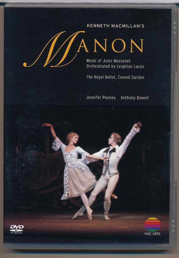 MANON  Manon Lescaut  Royal Ballet  DVD, Cd's en Dvd's, Dvd's | Muziek en Concerten, Zo goed als nieuw, Muziek en Concerten, Alle leeftijden