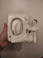 PIERROT jaren zeventig porseleinen fotokaarsdeco, Ophalen of Verzenden