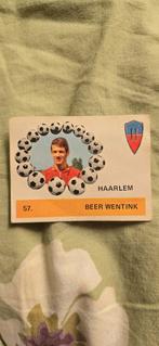 Oud voetbalplaatje Beer Wentink Haarlem, Verzamelen, Sportartikelen en Voetbal, Ophalen of Verzenden, Zo goed als nieuw