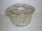Mooi stevig glazen theelichtje - compleet met waxinehouder, --, Ophalen of Verzenden, Zo goed als nieuw, --