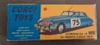 CORGI TOYS, 323, CITROËN DS MONTE CARLO, LEEG DOOSJE, Nieuw, Corgi, Ophalen of Verzenden, Auto