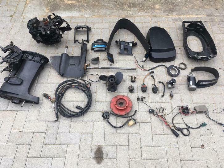 Mercury 40 pk 2 takt buitenboordmotor onderdelen blauwband, Watersport en Boten, Accessoires en Onderhoud, Gebruikt, Motor en Techniek