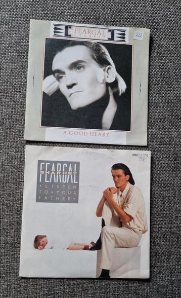 Feargal Sharky 7"( 2x)  A Good Heart/ Listen To Your Father beschikbaar voor biedingen