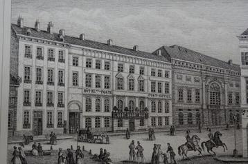 litho Gent Hotel de la Post Place d Armes Belgie Stroobant beschikbaar voor biedingen