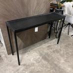 Sidetable Kendra Mat Zwart 121 cm van Light & Living, Huis en Inrichting, Ophalen, L&L, ., Nieuw