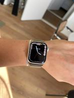 Apple Watch Series 7 (Starlight) + 3 bandjes en oplaadkabel, Sieraden, Tassen en Uiterlijk, Smartwatches, Ophalen of Verzenden