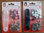 2x Roland Drukknopen Roze Wit 10,5mm Koh-I-Noor New Drukkers, Ophalen of Verzenden, Nieuw, Knoop of Knopen