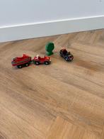 Heel goed Playtive brandweer auto boot jeep set houten trein, Ophalen of Verzenden, Zo goed als nieuw, Overige typen