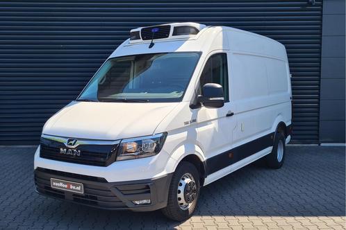 MAN TGE 3.180 dubbel lucht L3H3 DSG koelwagen vries Carrier, Auto's, Bestelauto's, Bedrijf, Te koop, ABS, Airconditioning, Alarm