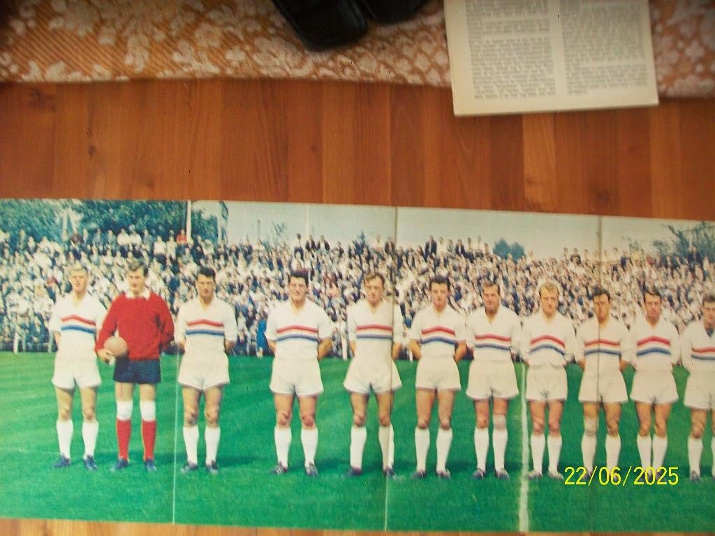 Fortuna 54 uitklapposter Revue seizoen 1964-1965, Verzamelen, Verzenden, Gebruikt, Overige binnenlandse clubs, Poster, Plaatje of Sticker