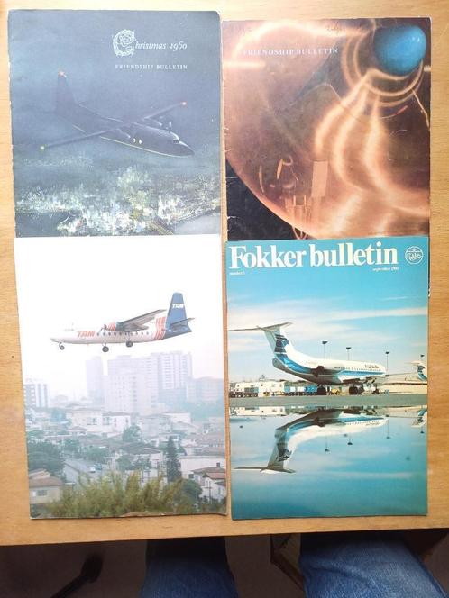 Fokker en Friendship bulletins, Verzamelen, Luchtvaart en Vliegtuigspotten, Zo goed als nieuw, Boek of Tijdschrift, Ophalen