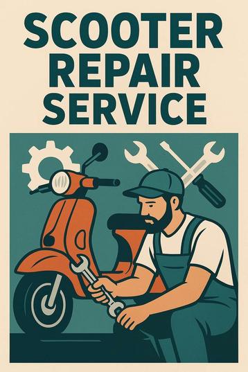 Scooter Reparaties & Onderhoud beschikbaar voor biedingen