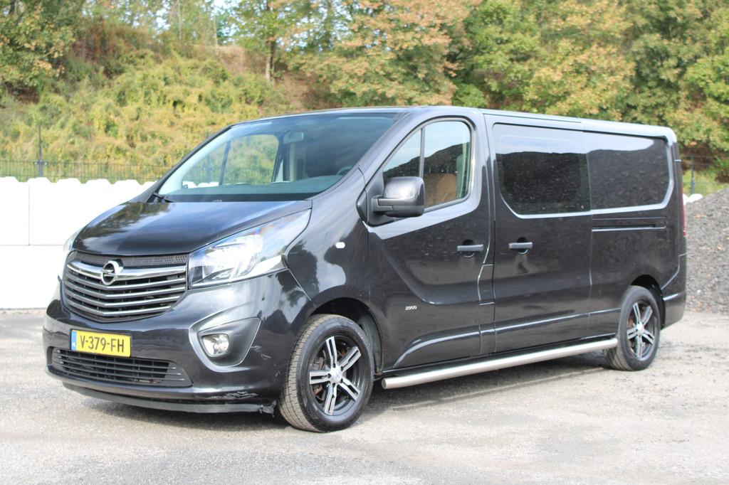 Opel Vivaro 1.6 CDTI L2H1 DC Sport EcoFlex Dubbel cabine/ le, Auto's, Bestelauto's, Voorwielaandrijving, Euro 6, 4 cilinders, Zwart