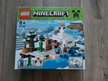 LEGO Minecraft De Sneeuwschuilplaats 21120 beschikbaar voor biedingen