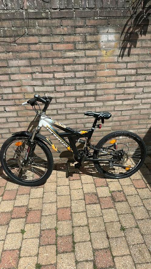 Mountainbike jongens., Fietsen en Brommers, Fietsen | Jongens, Zo goed als nieuw, 24 inch, Versnellingen, Ophalen