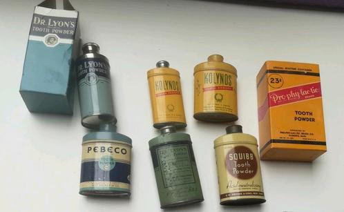 Tweede Wereldoorlog Verzameling Tandpasta USA Tooth Powder, Verzamelen, Militaria | Tweede Wereldoorlog, Landmacht, Amerika, Ophalen of Verzenden