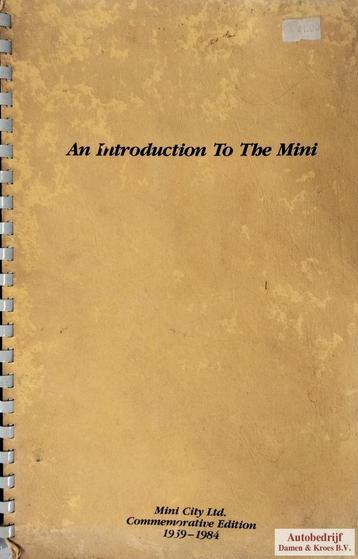 An introduction to the Mini beschikbaar voor biedingen
