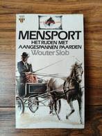 Boek Mensport - rijden met aangespannen paarden mennen Slob, Ophalen, Zo goed als nieuw, Paarden of Pony's, Wouter Slob