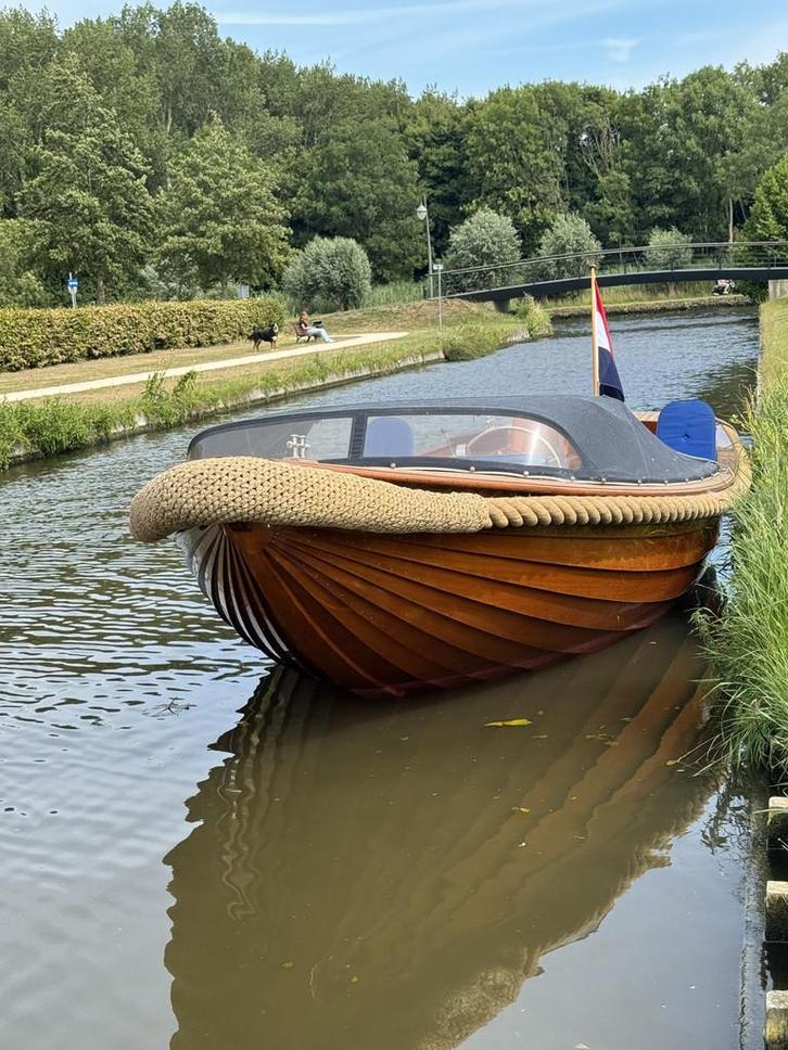 Ad Spek Jachtbouw Houten Vlet, Watersport en Boten, Sloepen, Gebruikt, 6 meter of meer, Overige brandstoffen, Hout