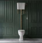 Hudson Reed Richmond Toilet met Hooghangend Reservoir, Doe-het-zelf en Verbouw, Ophalen of Verzenden, Zo goed als nieuw, Koper