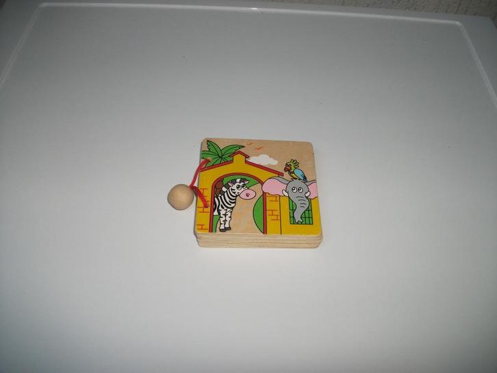 Hout boekje Viga Toys dieren, Kinderen en Baby's, Speelgoed | Houten speelgoed, Gebruikt, Ophalen of Verzenden