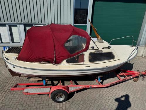Polymore Spitsgatter sloep, Watersport en Boten, Sloepen, Zo goed als nieuw, Tot 10 pk, 3 tot 6 meter, Buitenboordmotor, Benzine