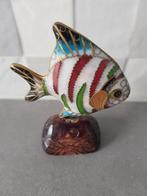 Cloisonne Vis op Standaard, Antiek en Kunst, Ophalen of Verzenden