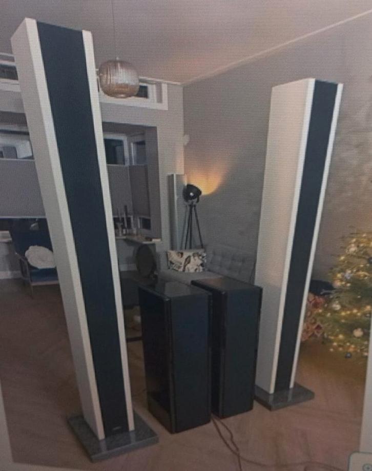 1 x Piega 6.0 + 1 x Piega 4.0 luidsprekers, Audio, Tv en Foto, Luidsprekers, Front, Rear of Stereo speakers, 120 watt of meer