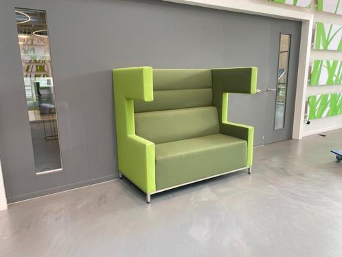 2 x Akoestische treinbank Ahrend Loungescape - groen, Huis en Inrichting, Bureaus, Gebruikt, Ophalen