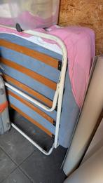 Opklapbed /vouwbed, Huis en Inrichting, Slaapkamer | Slaapbanken, Ophalen, Gebruikt, Eenpersoons, Wit