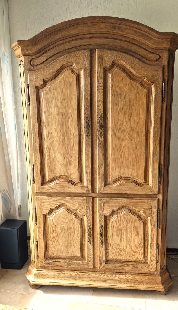 Eiken tv/audio kast, Huis en Inrichting, Kasten | Televisiemeubels, Gebruikt, Minder dan 100 cm, 100 tot 150 cm, 50 tot 75 cm