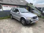 Mercedes ml 270cdi motor loopt niet grijskenteken, 4x4, Zwart, Leder en Stof, Bedrijf