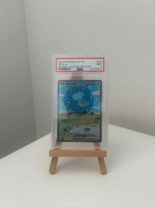 Bubble mew PAF #232 PSA 9, Hobby en Vrije tijd, Verzamelkaartspellen | Pokémon, Zo goed als nieuw, Losse kaart, Ophalen of Verzenden