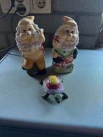 Tuinkabouters en Schildpad - Set van 3, Tuin en Terras, Ophalen of Verzenden, Gebruikt, Kunststof, Tuinkabouter