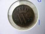Cent 1827 Brussel, Koning Willem I, Ophalen of Verzenden, 1 cent, Losse munt