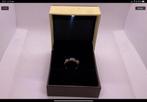 Ring goud met diamanten en saffiwr en topaz, Nieuw, Ophalen of Verzenden, 17 tot 18, Dame