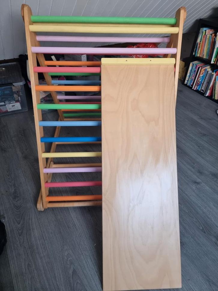 Houten klimrek Montessori, Kinderen en Baby's, Speelgoed | Houten speelgoed, Gebruikt, Overige typen, Ophalen