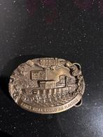 Oude buckle riem USA, Verzenden, Zo goed als nieuw, Zwart, Minder dan 95 cm