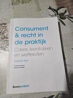 Consument & recht in de praktijk - Tweede druk, Parviz Samim, Zo goed als nieuw, Alpha, HBO