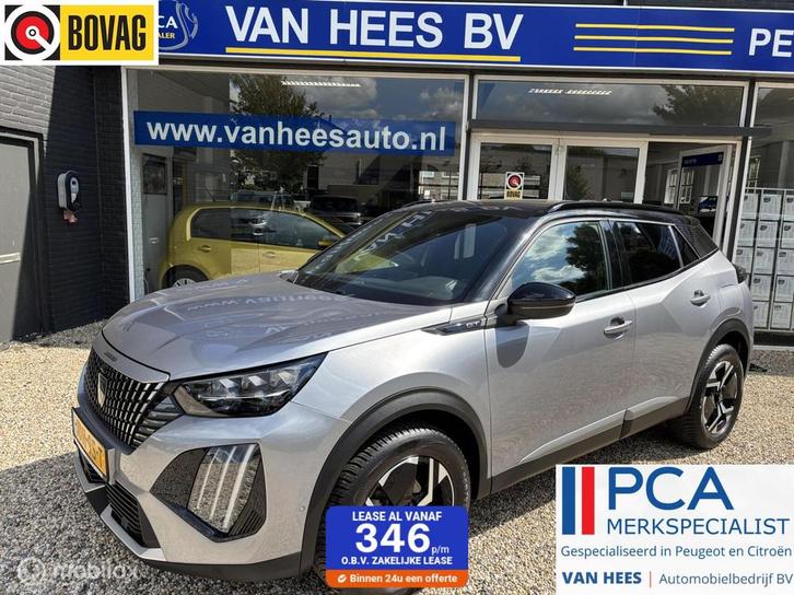 Peugeot 2008 1.2 PureTech 130 GT automaat navigatie dodehoek, Auto's, Peugeot, Bedrijf, Te koop, ABS, Achteruitrijcamera, Airbags