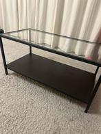 Ikea Salontafel met Glasplaat, Huis en Inrichting, Tafels | Salontafels, Ophalen, Gebruikt, 50 tot 100 cm, 100 tot 150 cm